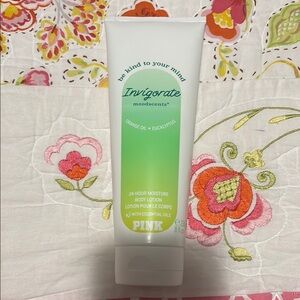 PINK Victoria's Secret Invigorate Body Lotion - White and Green